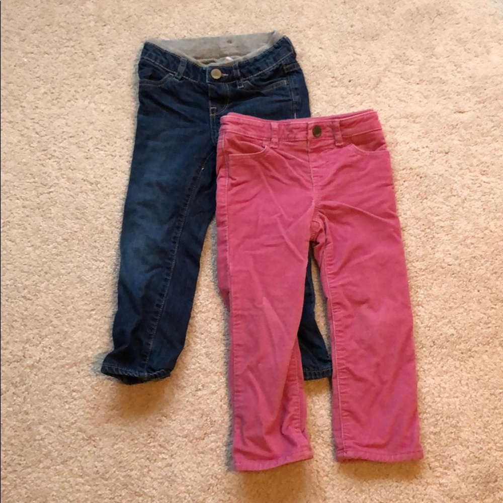 Gap 3T lined jeans and Corduroy bundle